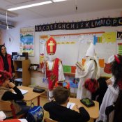 Zdravotní třídy Lochotín - Čertí škola prosinec 2016